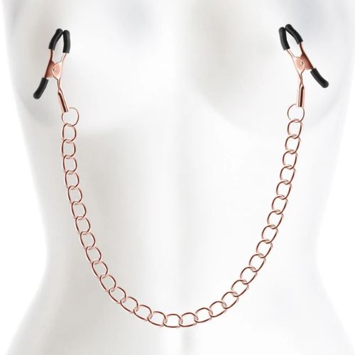 Bound Chain Nipple Clamps Rose Gold from Nice 'n' Naughty
