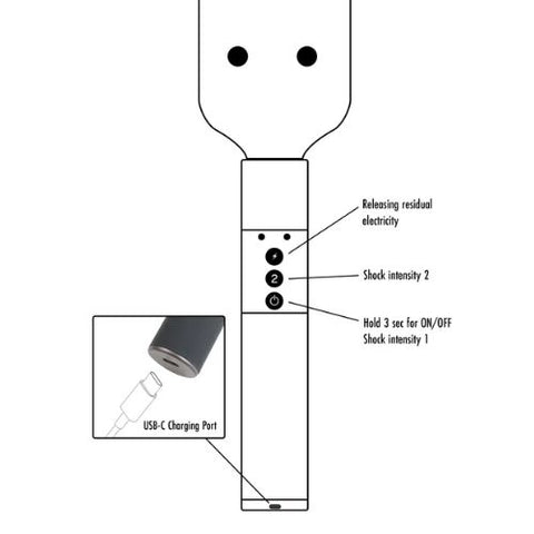 Hidden Desire Electro Shock Paddle from Nice 'n' Naughty