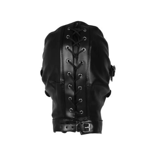 Ouch! Blindfolded Mask w Breathable Ball Gag Black from Nice 'n' Naughty