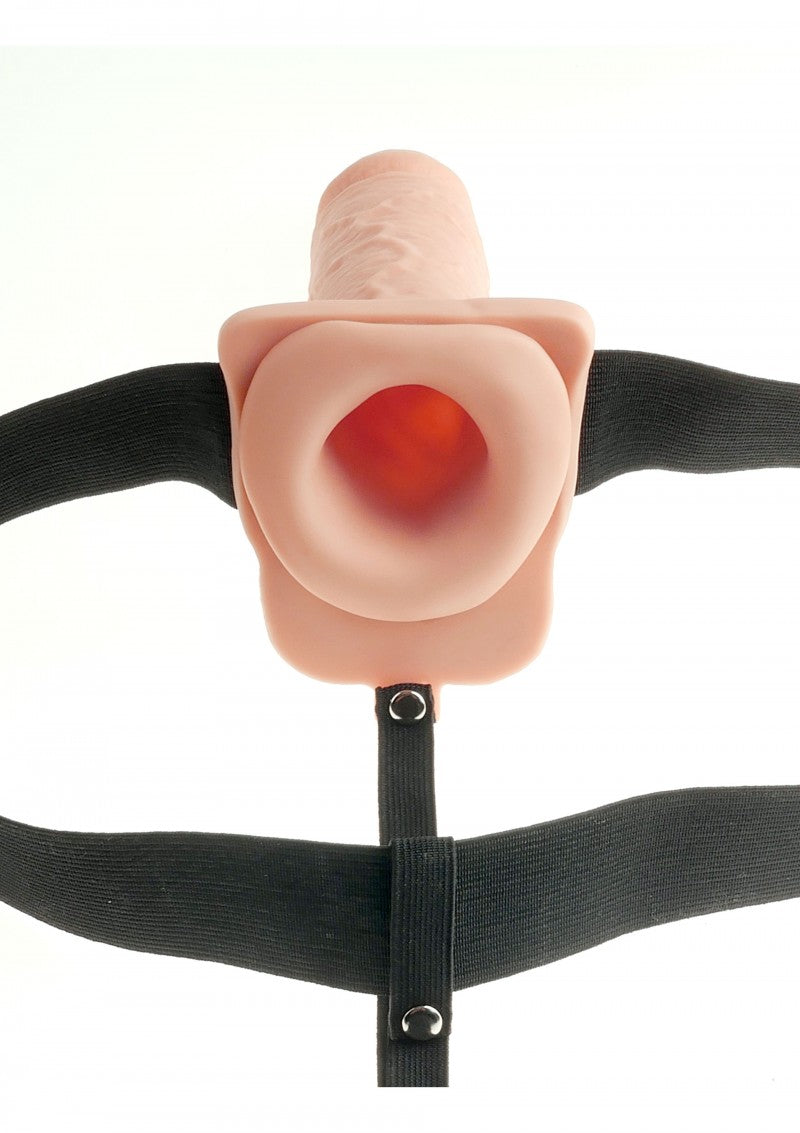 Fetish Fantasy 7" Hollow Recharge Strap On