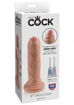 King Cock 6" Uncut Dildo