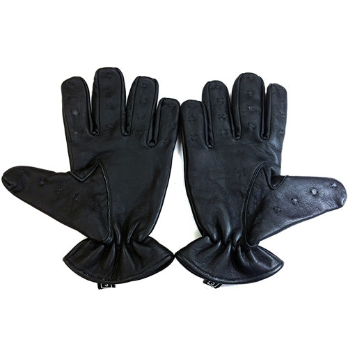 Rouge Leather Vampire Gloves