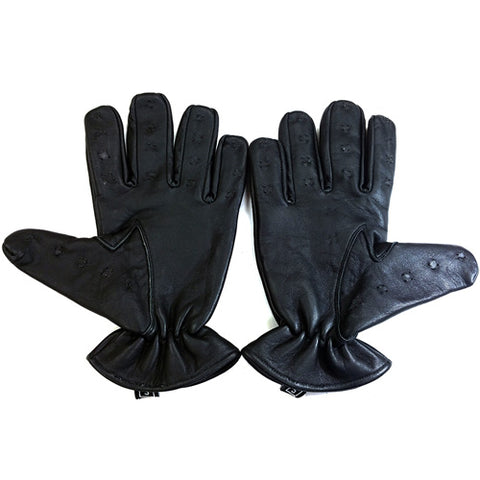 Rouge Leather Vampire Gloves